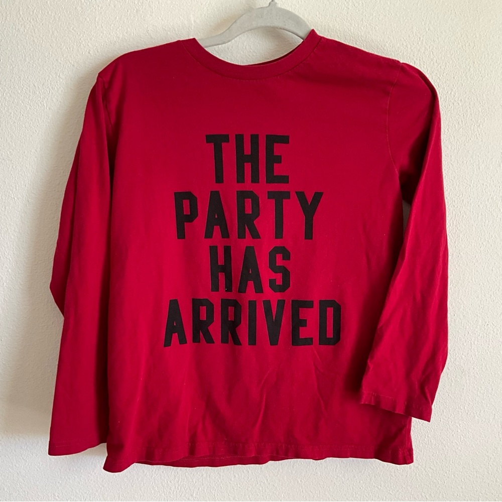 The Children's Place Red Long Sleeve Tee 10 12